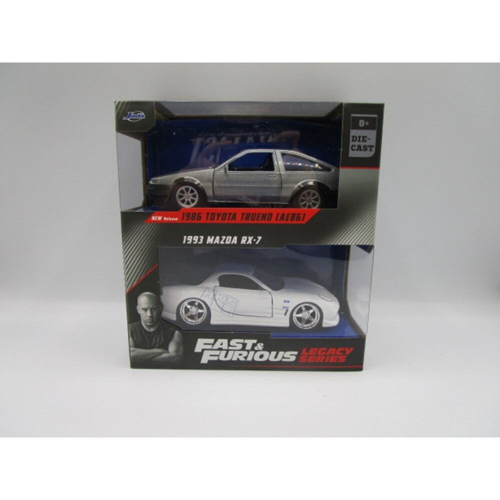 Jada Fast & Furious Legacy Series 1986 Toyota Trueno 1993 Mazda RX-7